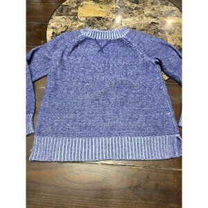 Old Navy Blue Knit Sweater Youth Size Small Long Sleeve